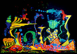 A backdrop by Pig Productions